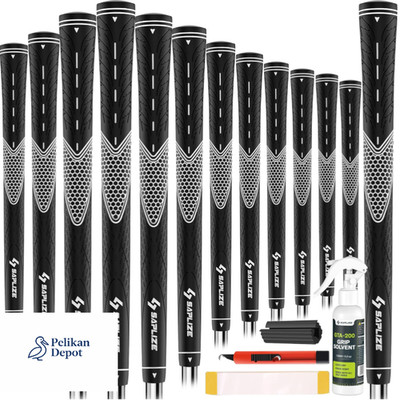 Golfgriffe 13er Set mit Regripping Kit Weiß Rot Blau Standard