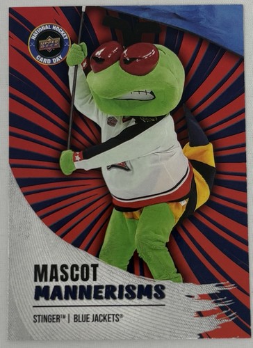 Stinger #M-9 2026 Upper Deck National Hockey Card Day Mascot Mannerisms card