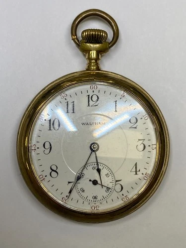 Antique Waltham 17 Jewels Gold Filled Pocket Watch, Pre-Owned, Runs (36-#85)