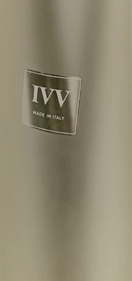 IVV Vase mundgeblasene Stangenvase MADE IN ITALY Glas Vase inkl. 3 Kunstblumen - Bild 2 von 4