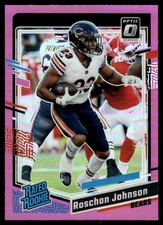 Roschon Johnson 2023 Donruss Optic #217 Bears Insert ? SEE SCAN! FREE SHIPPING