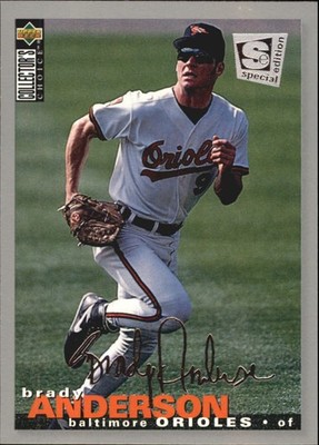 1995 Collector's Choice SE Silver Signature #154 Brady Anderson - BB
