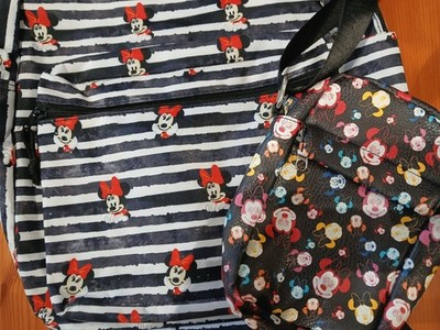 Minnie Mouse Bag Lot Disney Bioworld Backpack Buckle Down Crossbody Vertical