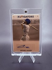 2025 Pulse Baseball NAVIGATORS 7/8 Michael Massey AUTO Collectors Card