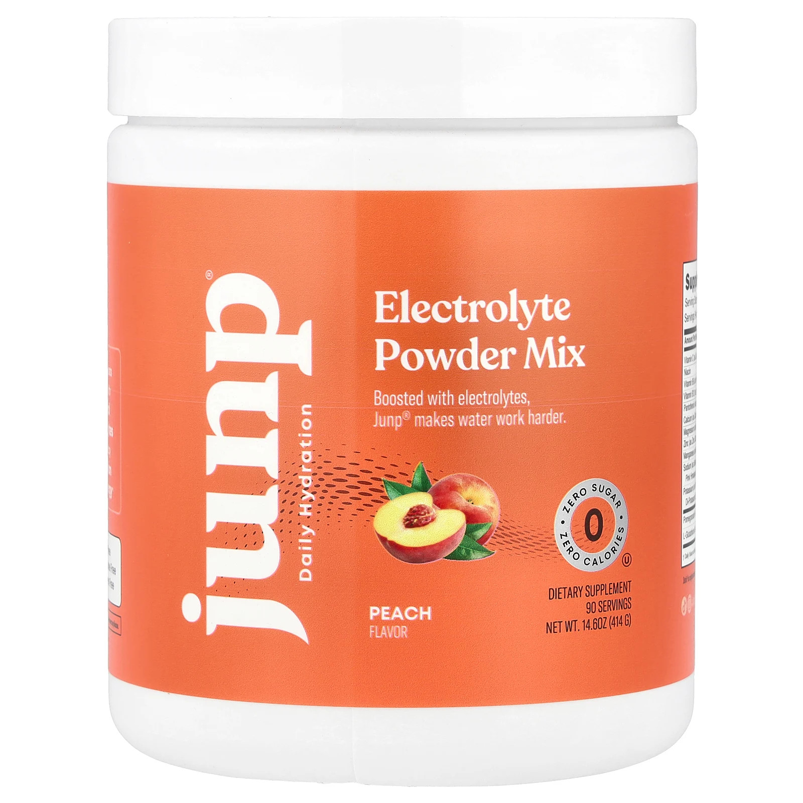 Смесь порошковых электролитов, Персик, 14,6 унции (414 г)