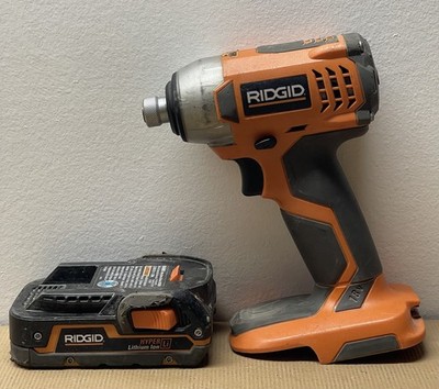 Ridgid R86038 18V Brushless 3-Speed Impact Driver W/ Battery NO Charger TESTED