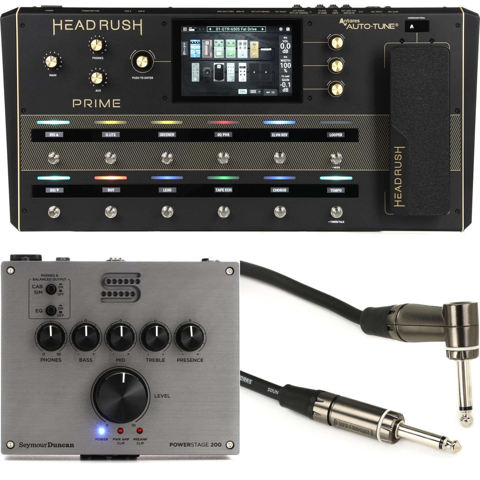 Мультиэффектная гитара HeadRush Prime/Разработчик усилителей/Вокальный процессор и Seymour