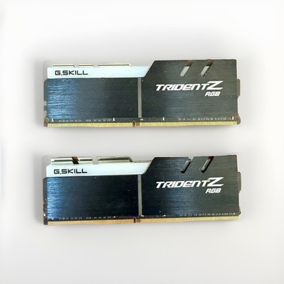G Skill Trident Z RGB - 2 x 16GB (32GB) DDR4 - 3200 RAM sticks