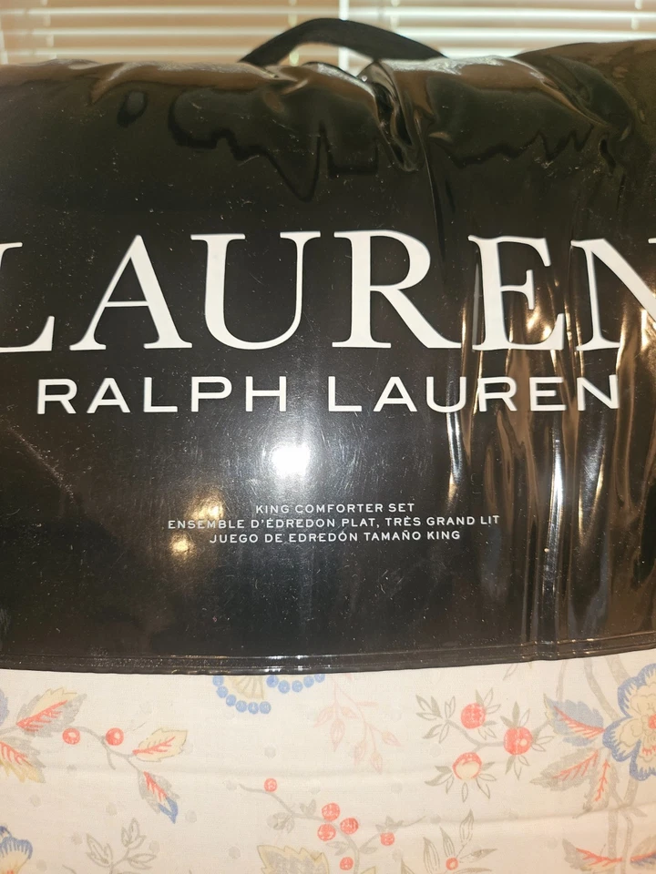 Ralph Lauren Carolyne Floral 3-piece King comforter set MFRP $500.00 - Image 4 of 4