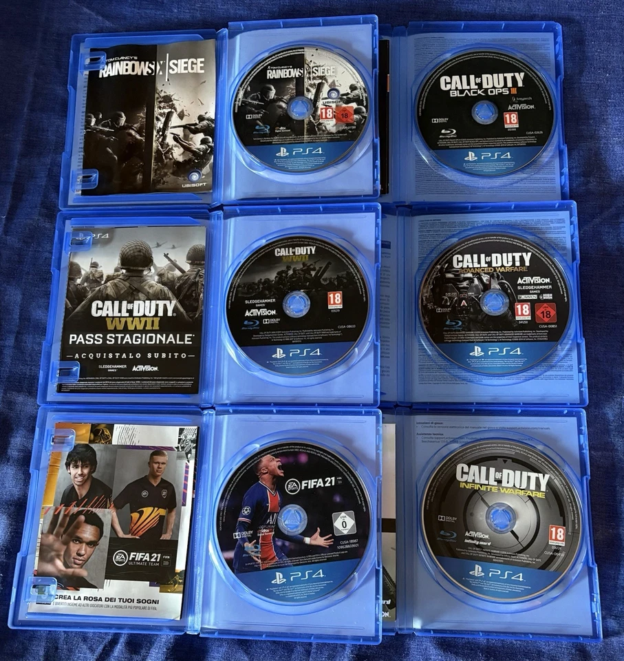 Sony PlayStation 4 Slim 1TB Console - Nera, compresa di cavi + giochi nelle foto - Immagine 3 di 4