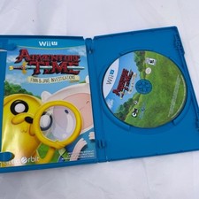 Adventure Time Finn & Jake Investigations Nintendo Wii U Complete with Manual