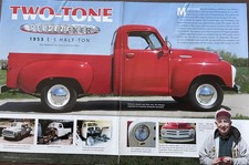 1955 Studebaker E-5 Half Ton Pickup 5 Pg Color Article 1955 Studebaker E-5 Half Ton Pickup 5 Pg Color Article