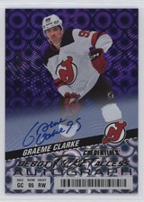 2024-25 Credentials Debut Ticket Access Purple /10 Graeme Clarke #136 Auto q2c