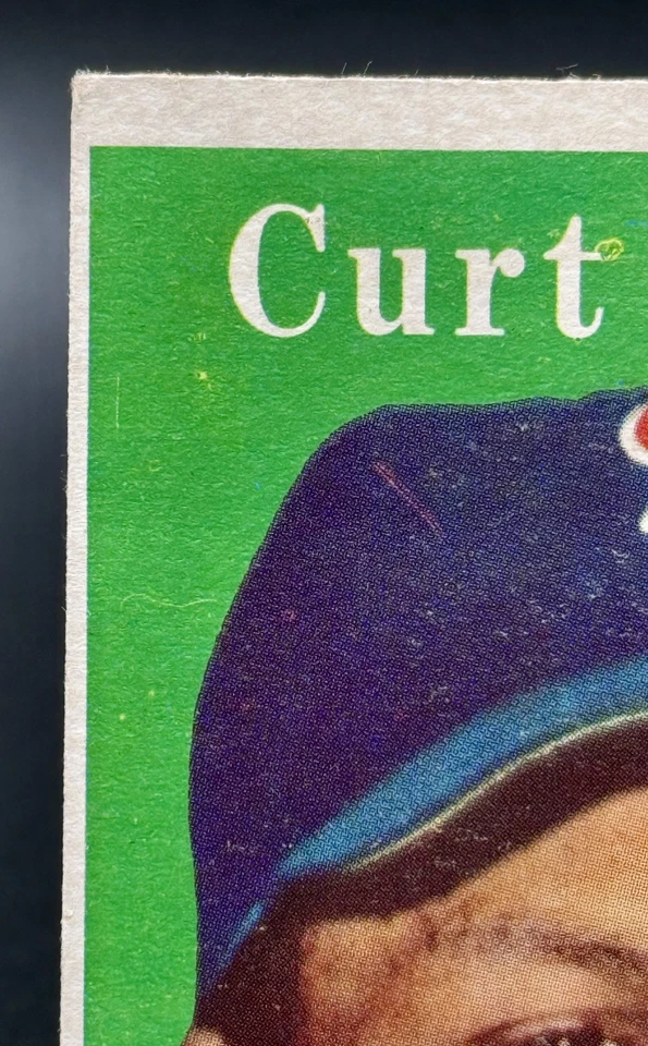 Tarjeta de novato 1958 Topps Curt Flood #464 (RC) St. Louis Cardinals excelente estado casi nuevo Foto 3 de 4