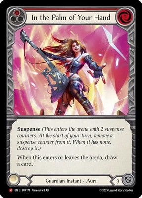 FAB   In the Palm of Your Hand  - Super Slam Card # 171