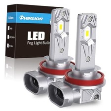 H11 H8 LED Fog Light Bulb, 12000 Lumens 6500K 800 Brightness Super White