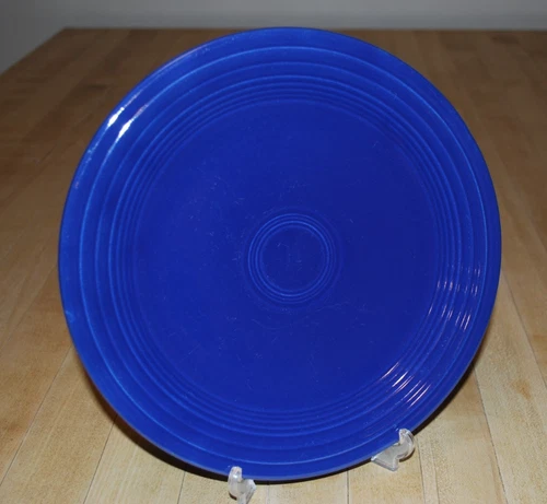 Vintage Original Fiesta 9 1/2" Cobalt Blue Luncheon Plate