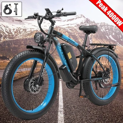 35MPH E-Bike 26" Peak 4000W Dual Motor 48V/23Ah Electric Bike for adults KETELES