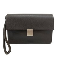 LOUIS VUITTON Taiga Selenga Clutch Bag Grizzly M30788 LV Auth