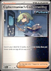 Ciphermaniac's Codebreaking 104/131 Prismatic Evolutions