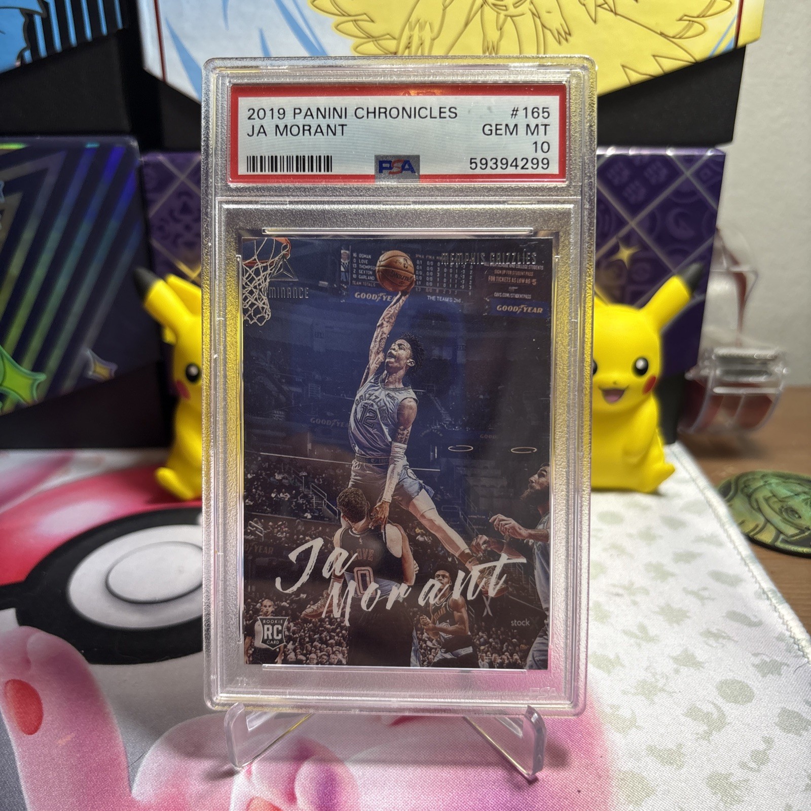 2019 Panini Chronicles Luminance Ja Morant #165 PSA 10