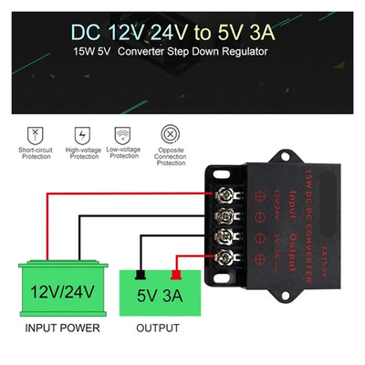 DC Converter Voltage Reducer Regulator Step down Buck Converter Power Supply Vol