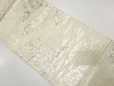 7600592: JAPANESE KIMONO / ANTIQUE KIMONO / SILK / WOVEN MOUNTAINS