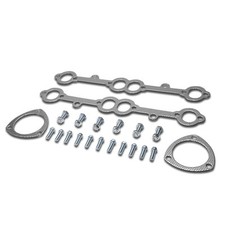 Aluminum Exhaust Header Gasket Wbolts For 1967-1986 Chevy Gmc Ck Suburban Sbc Aluminum Exhaust Header Gasket Wbolts For 1967-1986 Chevy Gmc Ck Suburban Sbc