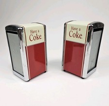 Pair of Used Vintage Coca-Cola "Have a Coke" Napkin Dispensers (see description)