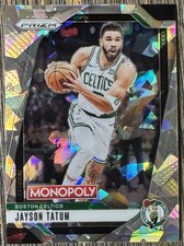 2024-25 Panini Prizm Monopoly Jayson Tatum Cracked Ice - Boston Celtics