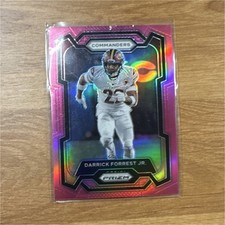 2023 Panini Prizm Pink Prizm #296 Darrick Forrest Jr. Washington Commanders