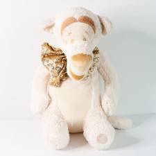 Disney Tigger 20" Plush Holiday Cream Gold Pale White from Winnie the Pooh