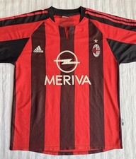 ADIDAS AC MILAN 03/04 HOMBRE LOCAL FUTBOL CAMISETA MEDIANA (21x28)