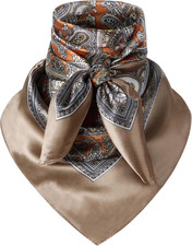 35 Inch Wild Rag Cowboy Bandana Scarves for Men Large Rancher Neckerchief Neck