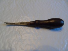 Gomph Antique Rare 1-1/2 Round edger Nice Leather Working Tool  As Is