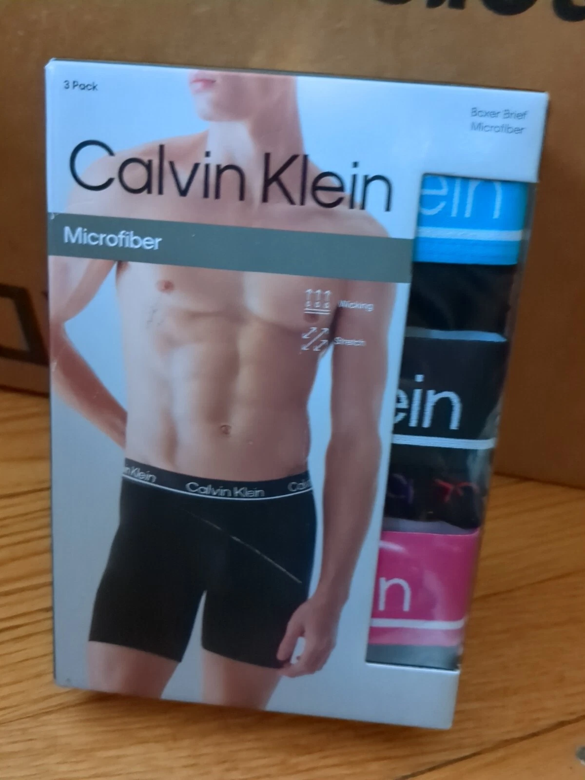 Calvin Klein pour hommes The Ultimate Comfort Microfibre Boxer Grand Pack de 3 XL 