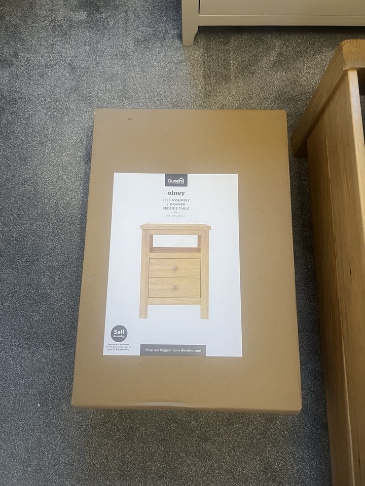 Dunelm Bedside Table eBay