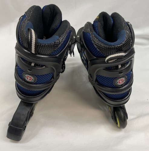 SCHWINN ABEC-5 Inline Skates BLUE ROLLER BLADES Youth ADJUSTABLE Sz 5-8 - Picture 3 of 4