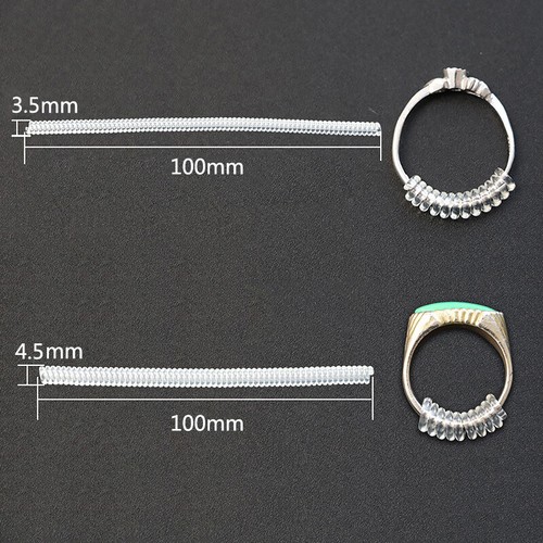 Ring Size Adjuster Reducer Spiral Invisible Snugs Guard Jewellery Resizer Acc - Picture 11 of 15