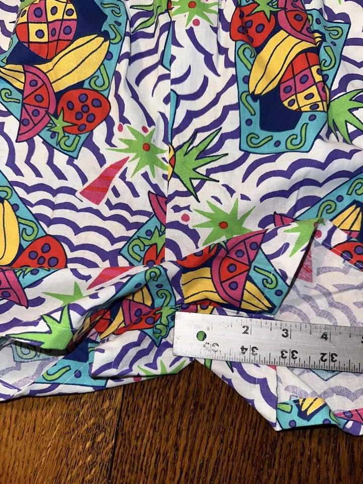 Pantalones Cortos Jams De Colección Años 80 90 Coloridos Salvados por la Campana Medianos Elásticos Nuevos Stock Muerto Foto 4 de 4