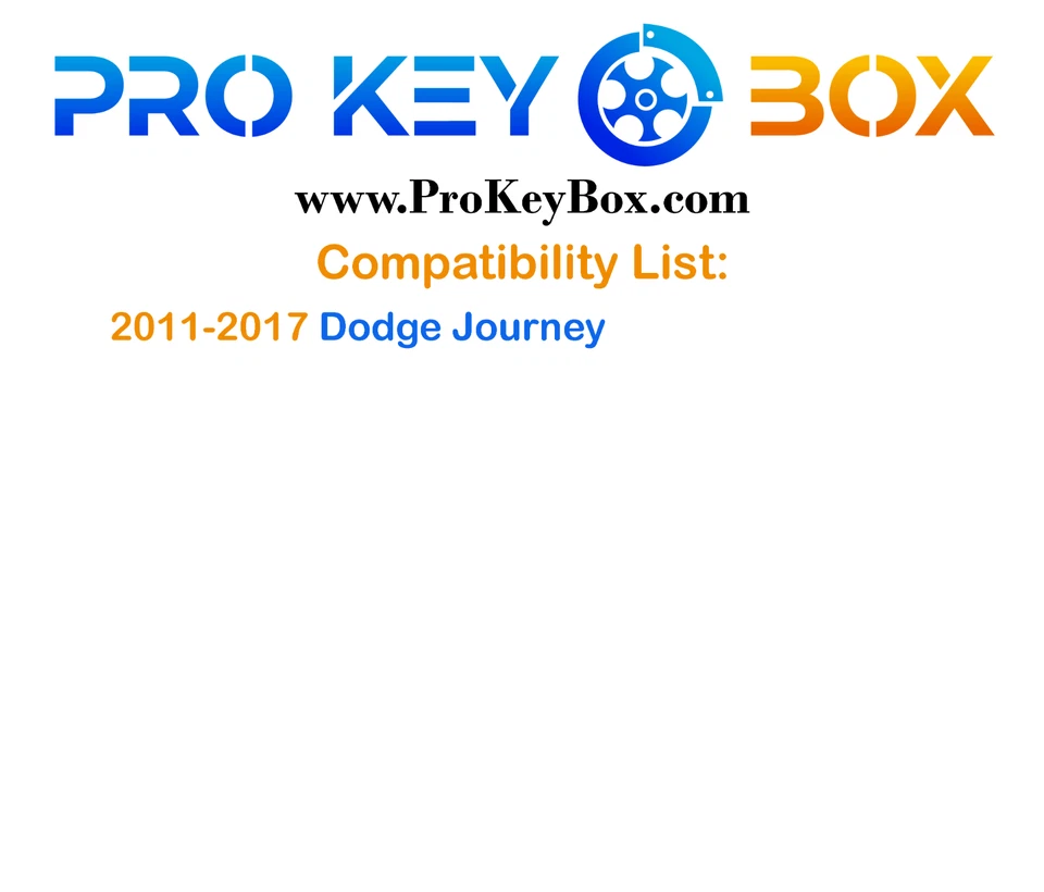 2 nuevos llaveros y programadores remotos de repuesto para Dodge Journey 2011-2017. Foto 3 de 4