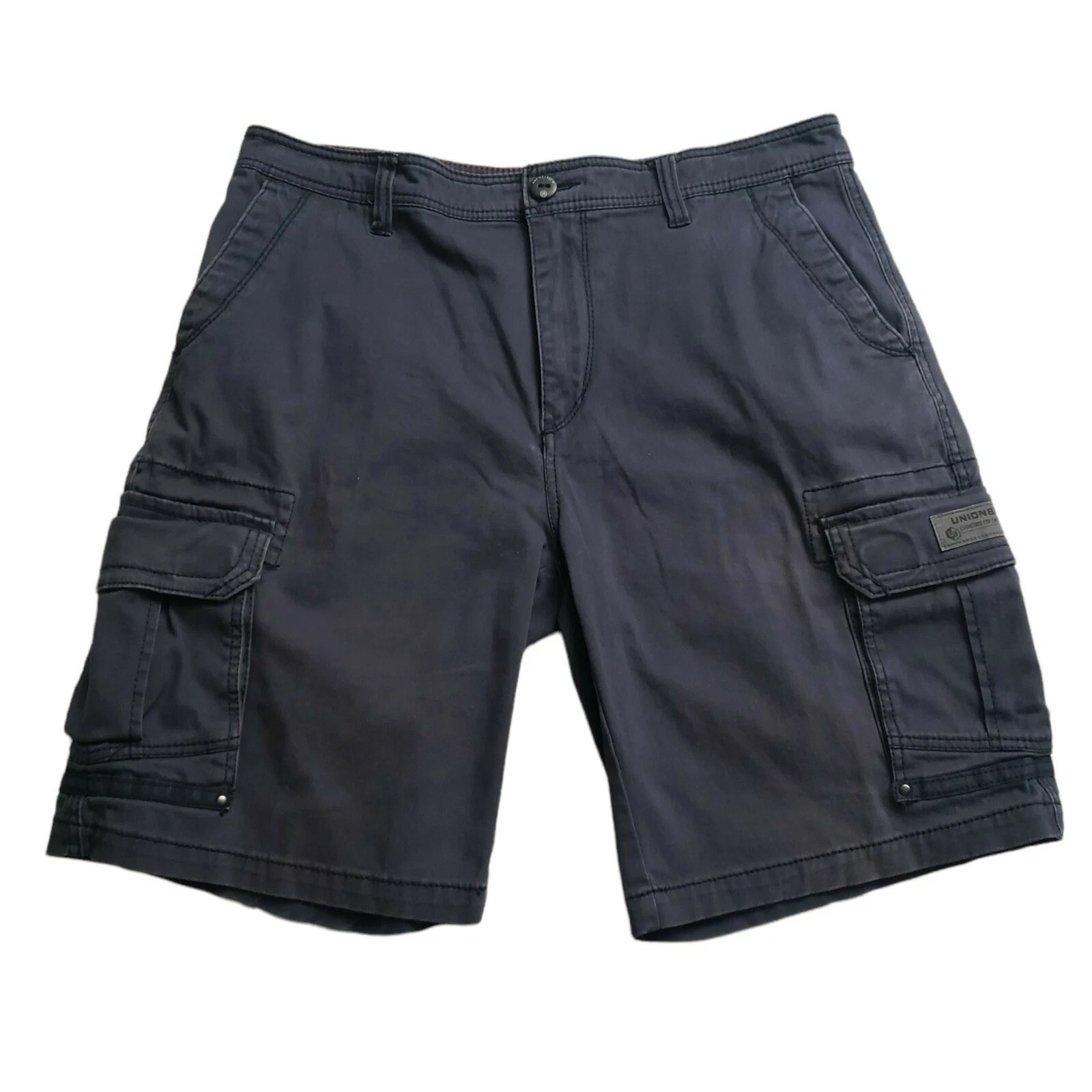 Mens Unionbay Grey Size 36 Cargo Outdoor Hiking Camping Fishing Shorts
