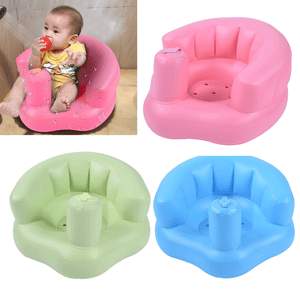 Bath Inflatable Stool Chair Baby Sofa Seat Plastic Shower Portable 19 7x18 1x11 Ebay