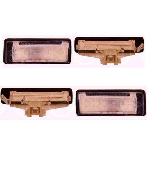 Neu Nummern Kennzeichenleuchte - L/R - FüR Fiat Croma (154_) 1987-1996 X2-image