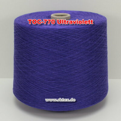 770 Ultraviolett TVU Ocean Nm 30/2  Baumwolle Acryl Strickgarn Häkelg. Garn Kone