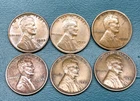 (Lot of 6) 1933-P Lincoln Wheat Cent 1c Pennies (XF - Extremely Fine)