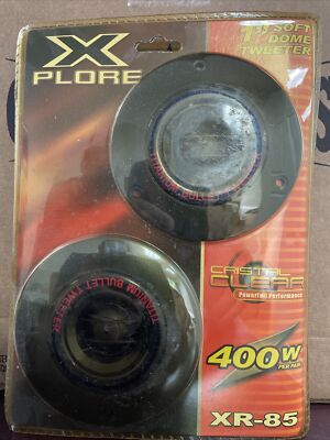 TWEETERS Xplore XR85 inch Soft Dome Tweeter Pair 400 Watts