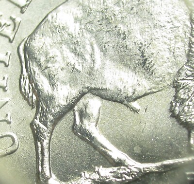 ERROR 2005-P ULTRA Detached Leg Bison Jeff Nickel - 5c-Straight