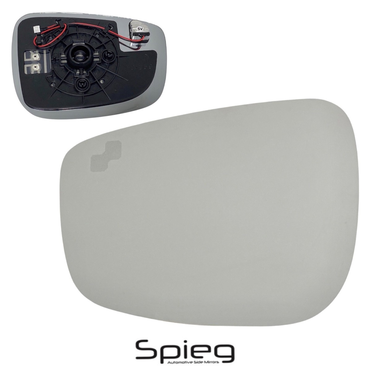 Side Mirror Glass for 2015-2016 MAZDA CX-5 with Heated BSM Backing