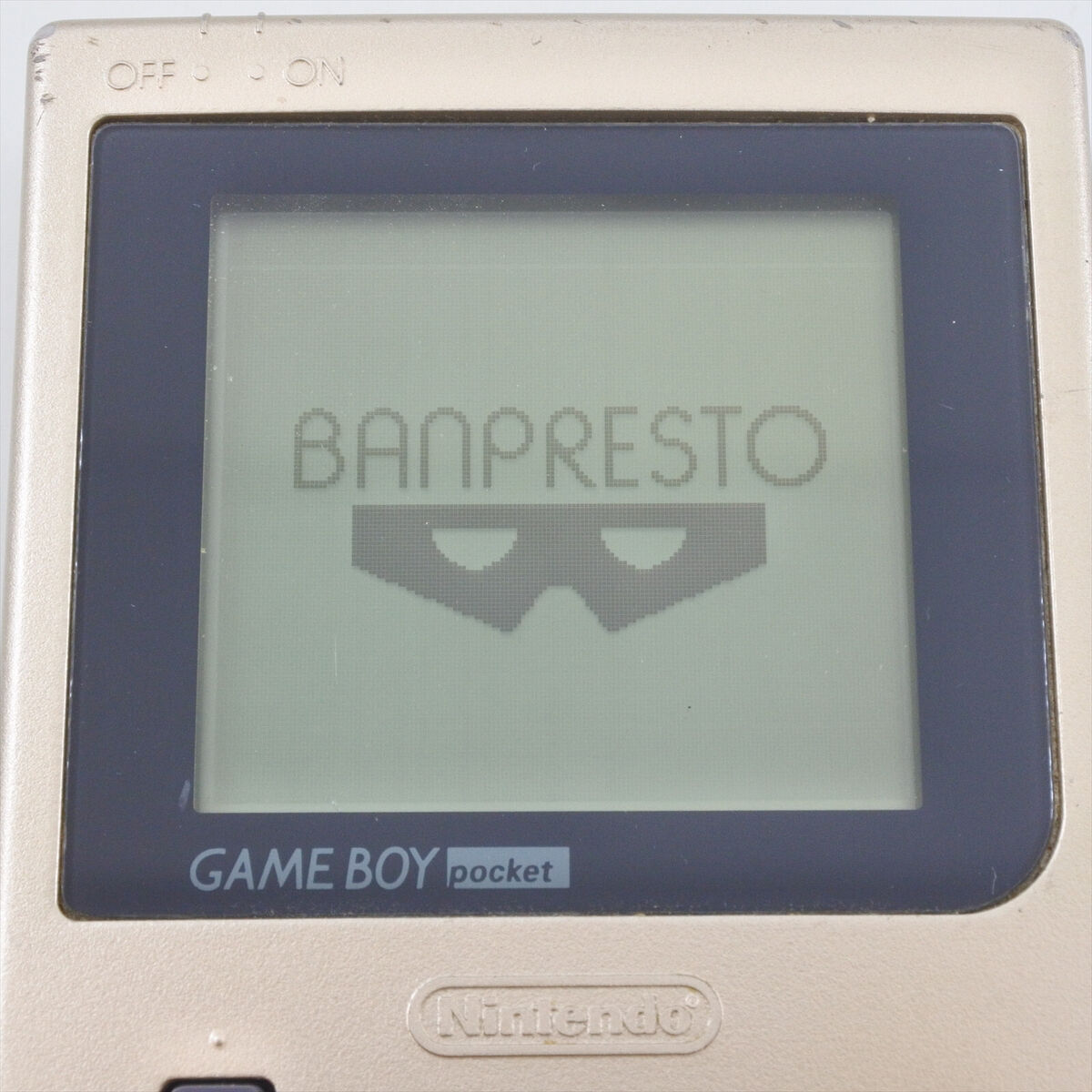 Gameboy Pocket GOLD Console MGB-001 Nintendo 1271 made in Gameboy Pocket GOLD Console MGB-001 Nintendo 1271 made in